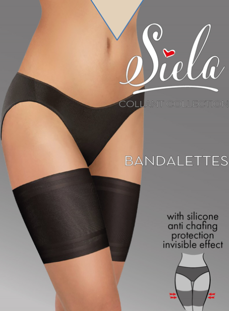 Бежеві гладкі бандалетки - вигляд спереду