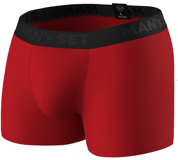 Анатомічні чоловічі боксери INIMATE 2.1 червоний - вигляд спереду