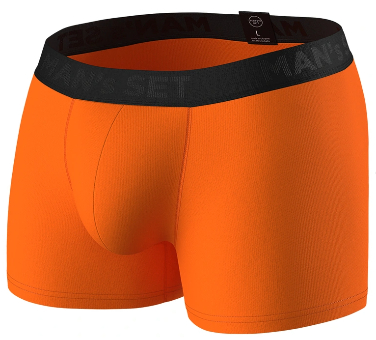 Анатомічні чоловічі боксери INIMATE 2.1 помаранчеві - вигляд спереду