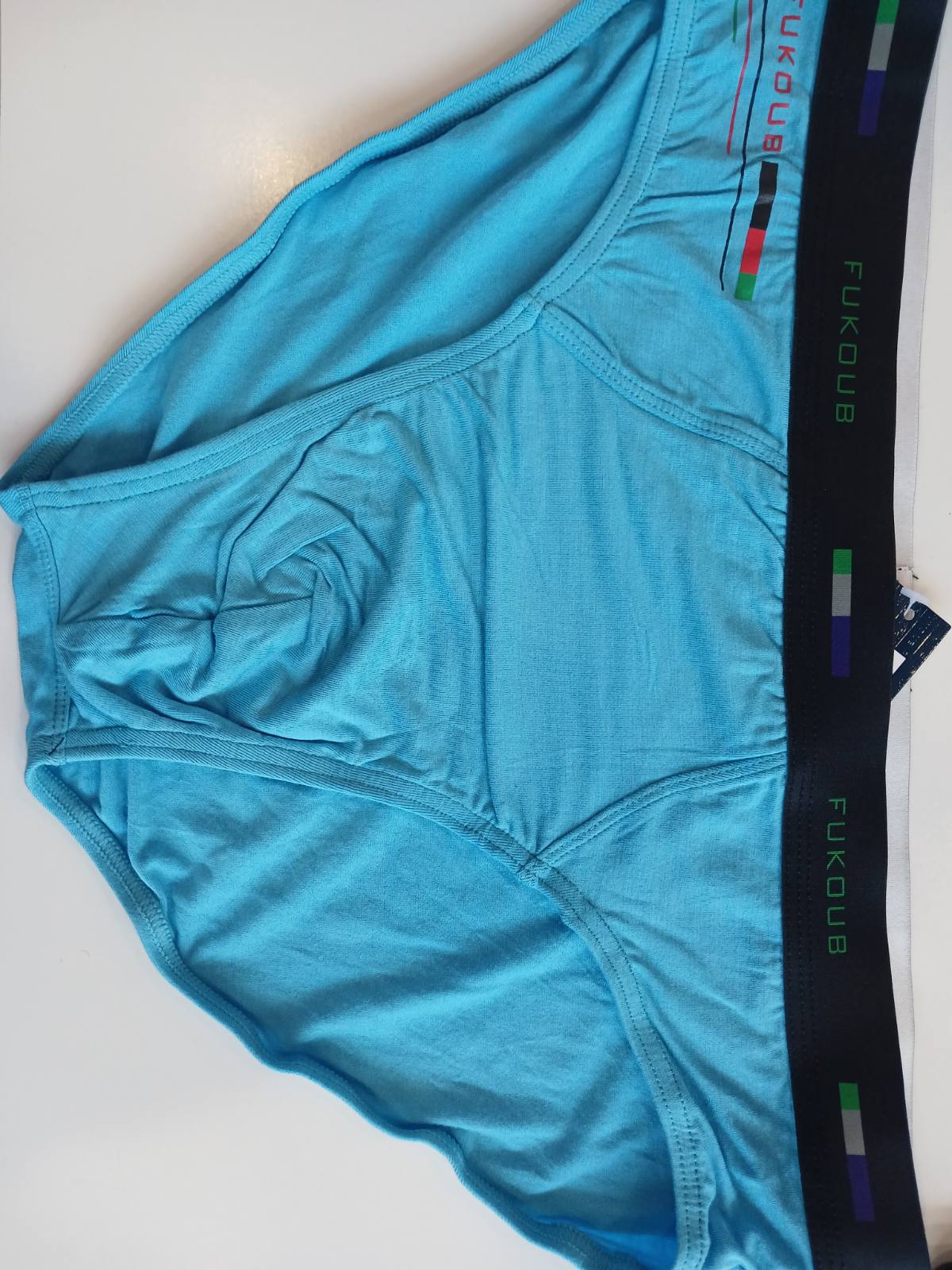 Труси чоловічі плавки (сліпи) модал, блакині - вигляд спереду