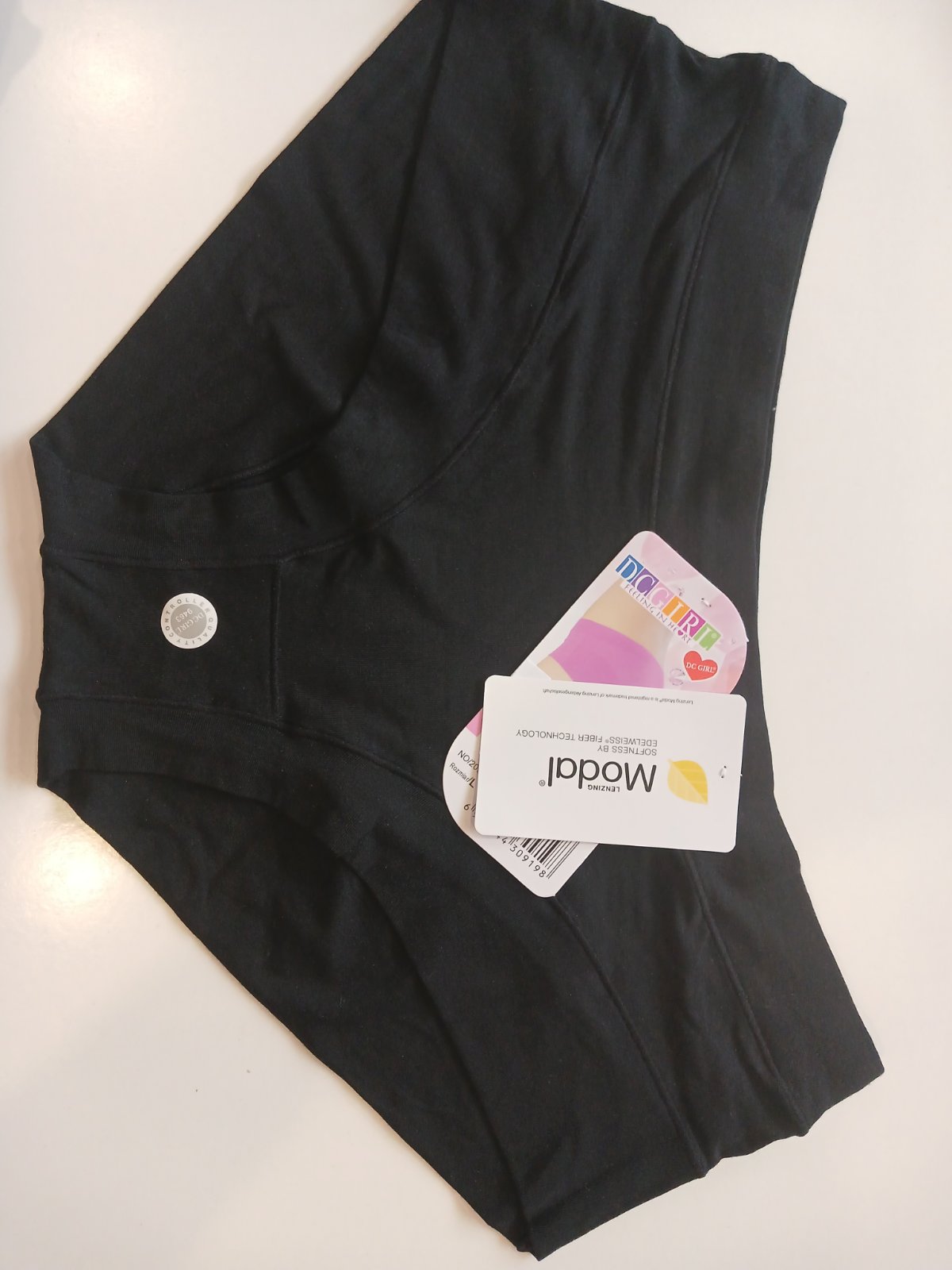 Трусики сліпи, модал, чорні - вигляд спереду