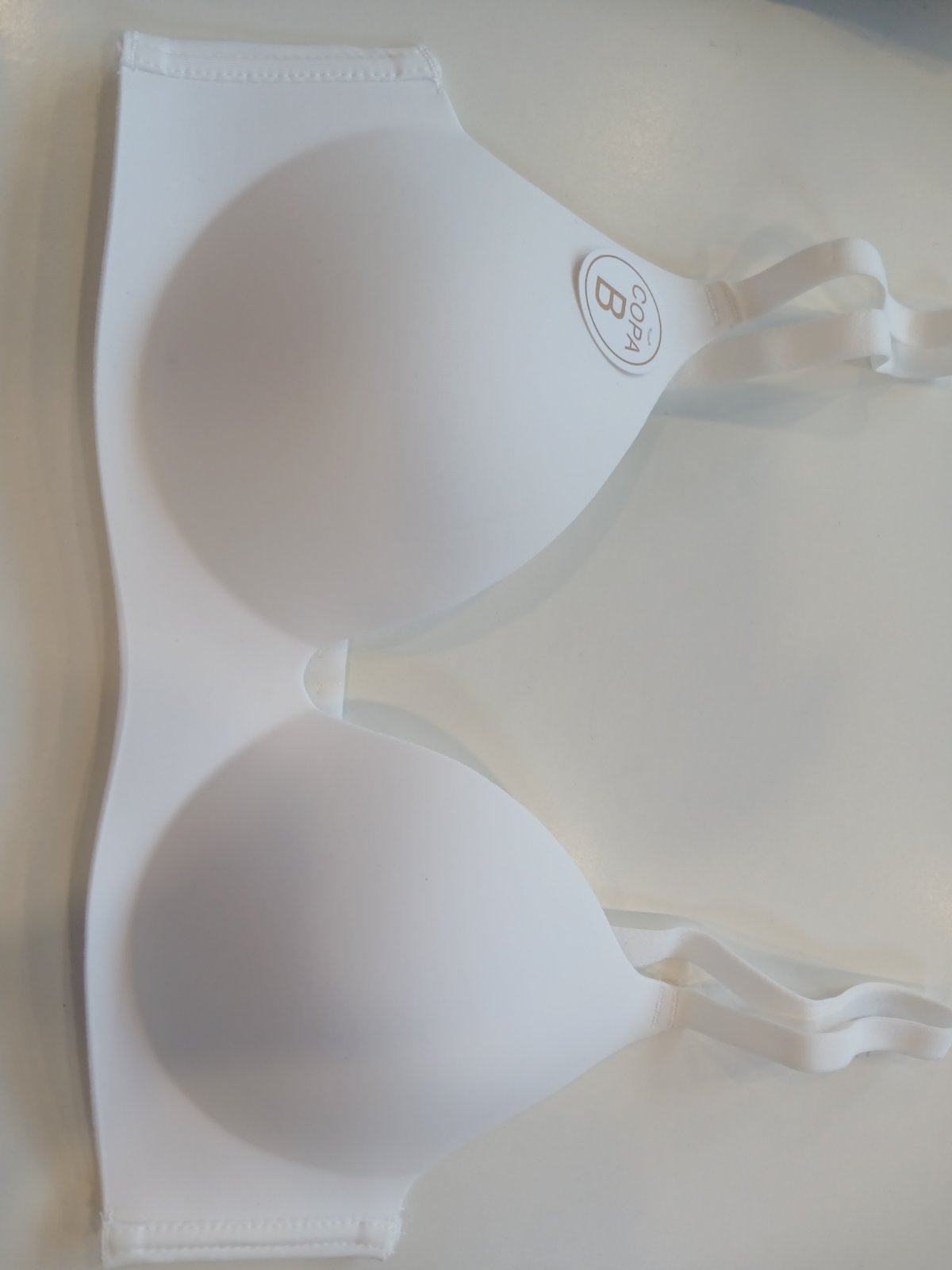 Бюстгальтер - бра (без кісточок) молочний - вигляд ззаду