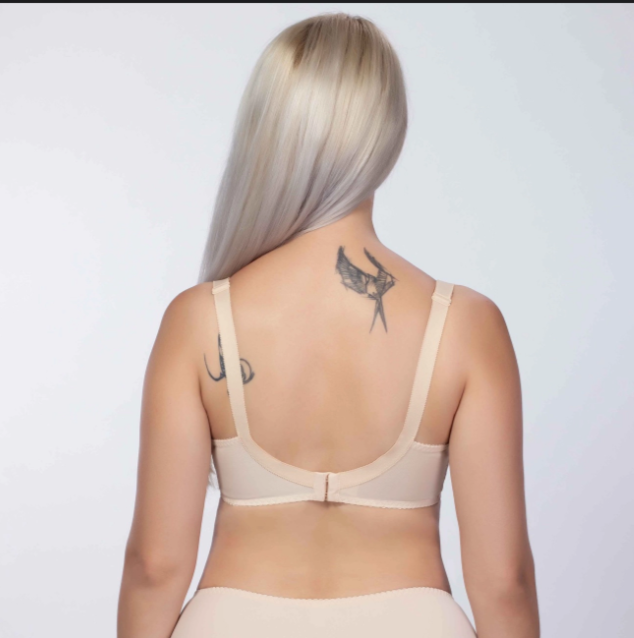 Коригувальний бюстгальтер на кісточках з м'якою чашкою, 105 Е - деталі мережива