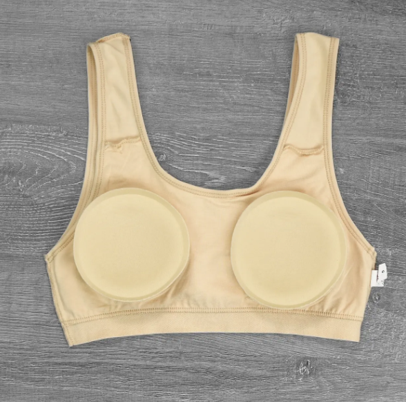 Топ бавовняний жіночий, бежевий - деталі мережива