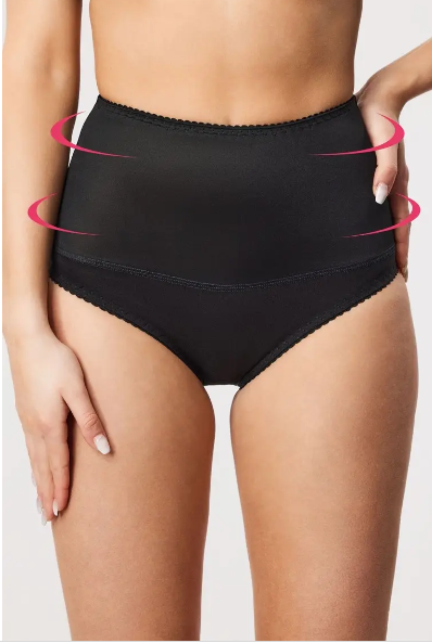 Коригуючі жіночі трусики, чорні - основне фото