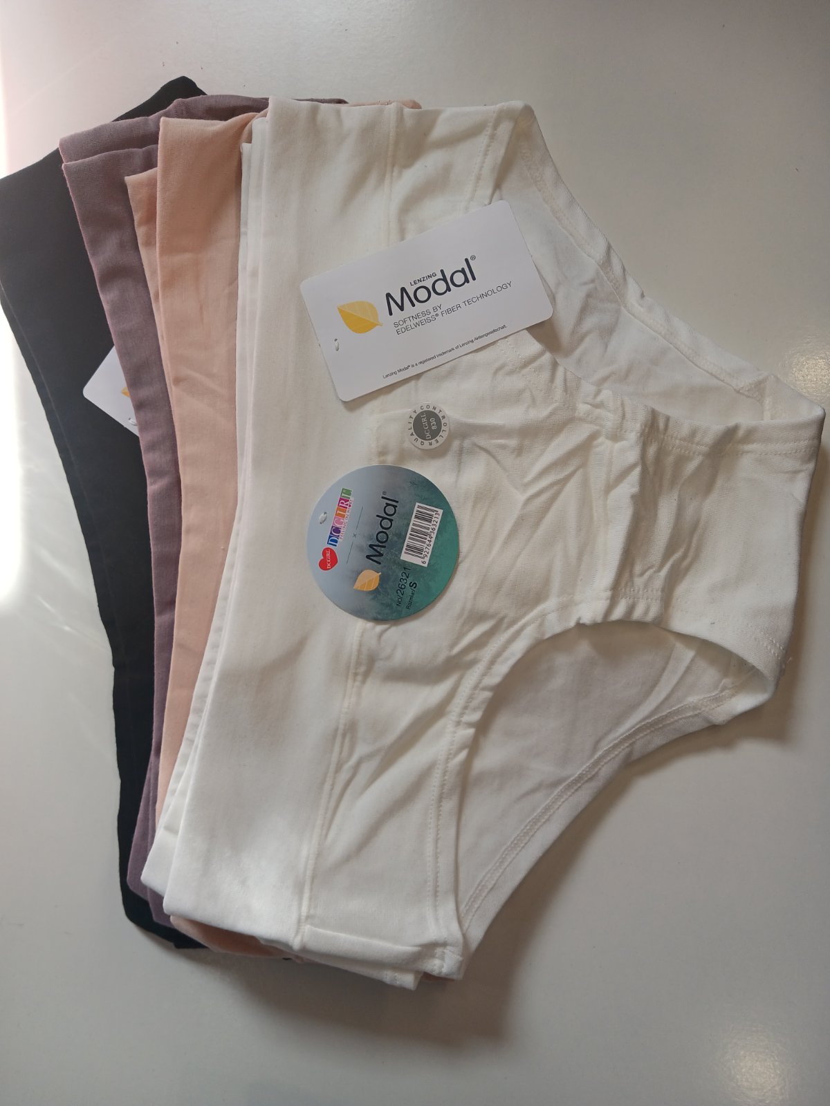 Трусики сліпи, тканина модал, чорні - вигляд ззаду