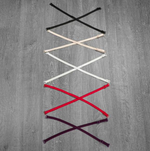 Бретелі для бюстгалтера, білі