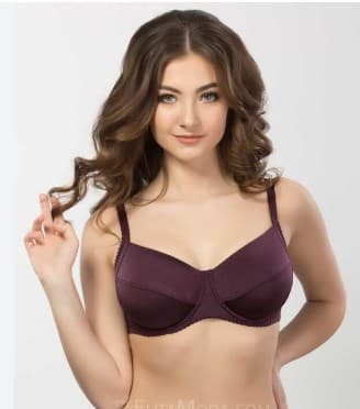 Трикотажний бюстгальтер на кісточках з м'якою чашкою, какао