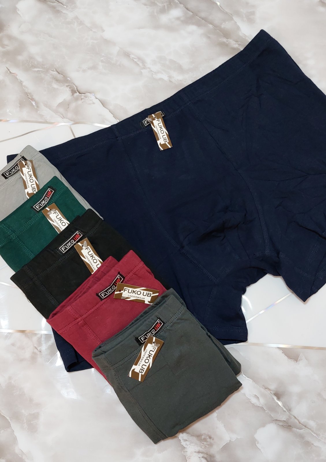 Боксери чоловічі, бавовна, бордо