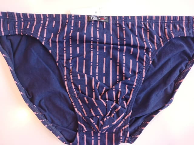 Труси чоловічі плавки (сліпи), бавовна, cині