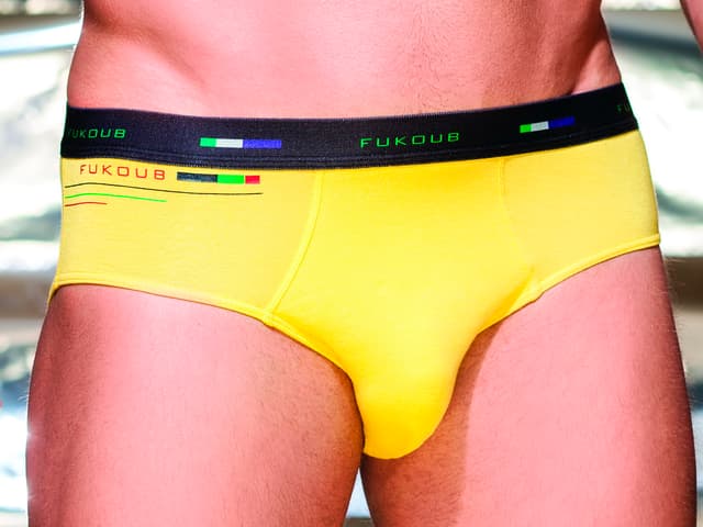 Труси чоловічі плавки (сліпи) модал, жовті